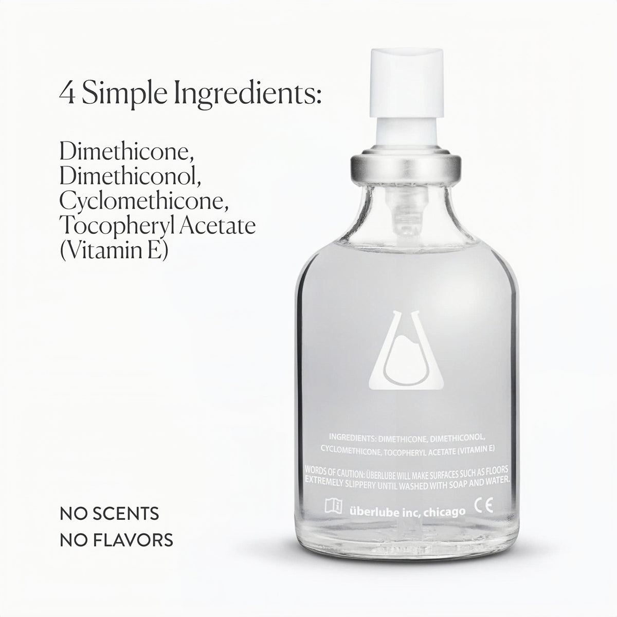 Uberlube Premium Silicone Lube - Unscented and Ultra Smooth